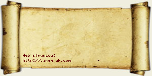 Kristina Tomasović vizit kartica